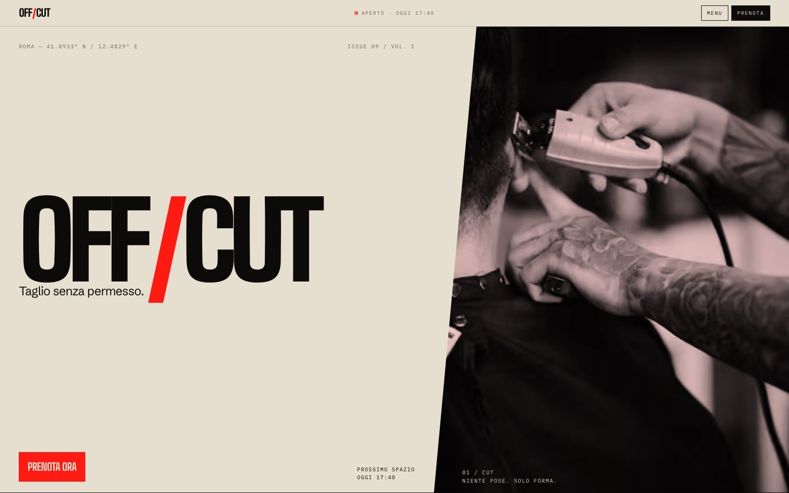 OFFCUT — Hair studio and barbershop